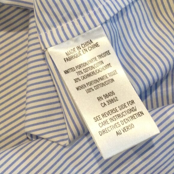 Theory 'Deverlyn' Cashmere/Cotton Layered Look Sweater - Picture 9 of 10